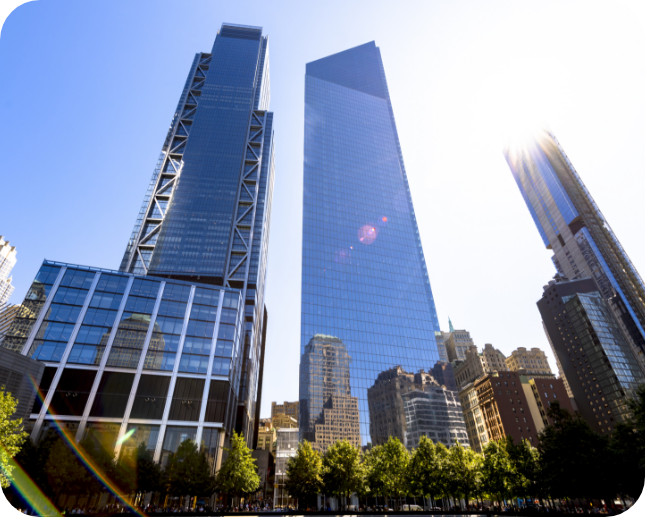 Office building DAS installations including WTC and Freedom Tower